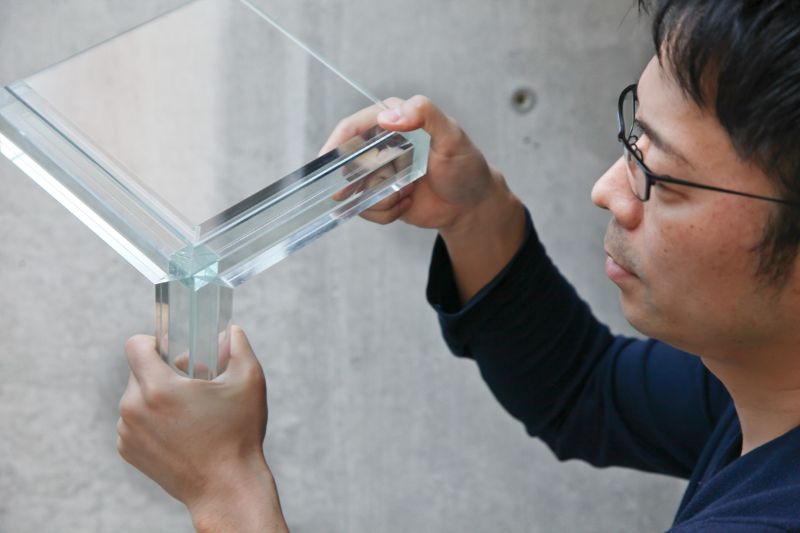 Prism Glass Cabinet by Tokujin Yoshioka For Glas Italia