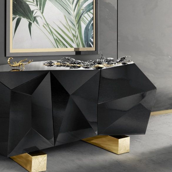 Black Modern Buffets And Cabinets By Boca do Lobo For A Refined Design