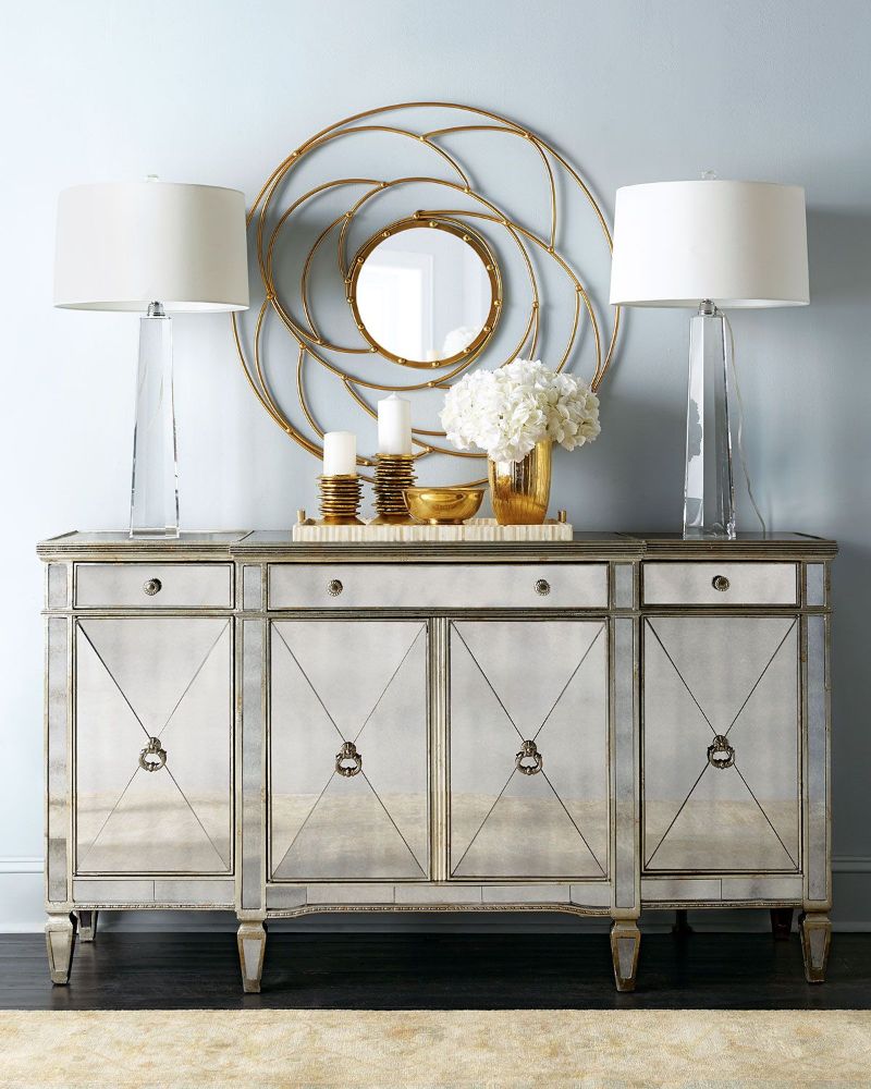 The Best Mirrored Buffets and Sideboards on Pinterest