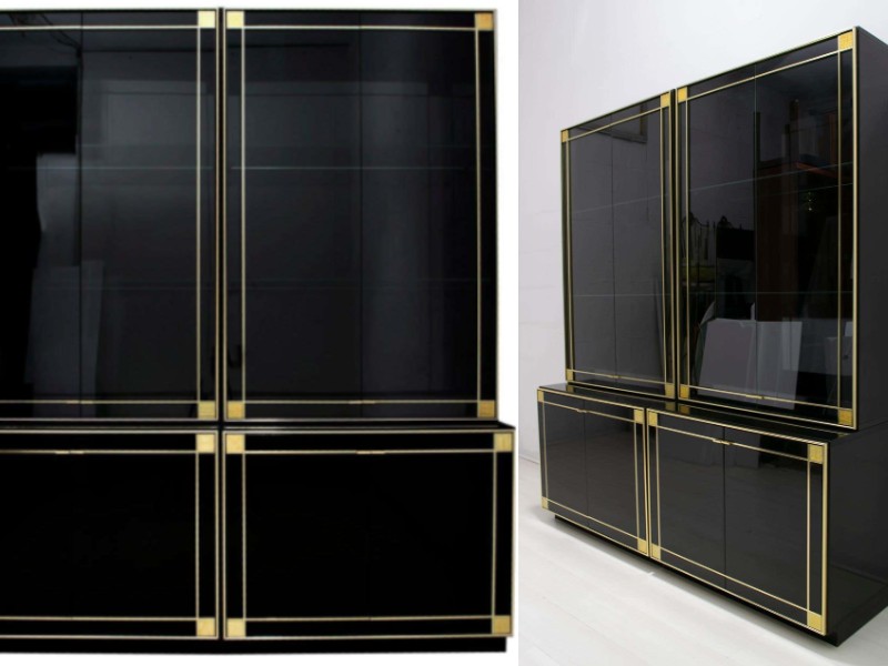 The Splendour Of Your Interior Design: 30 Exclusive Golden And Black Luxury Cabinets