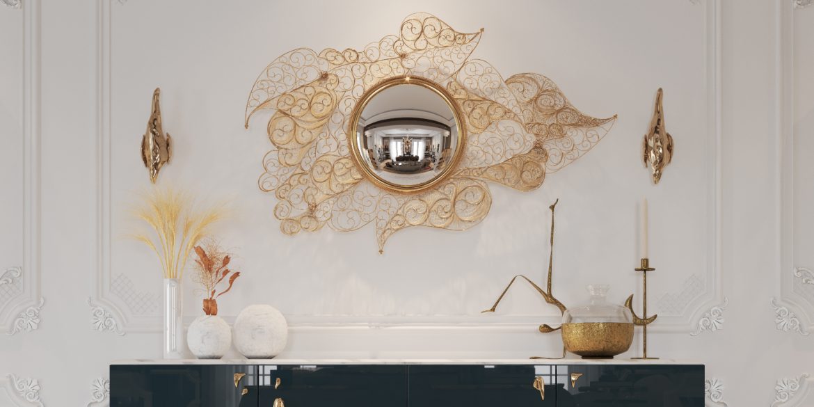 luxury mirrors to make your master bedroom bigger filigree mirror