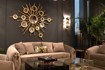 Classic wall lamps - luxury living room