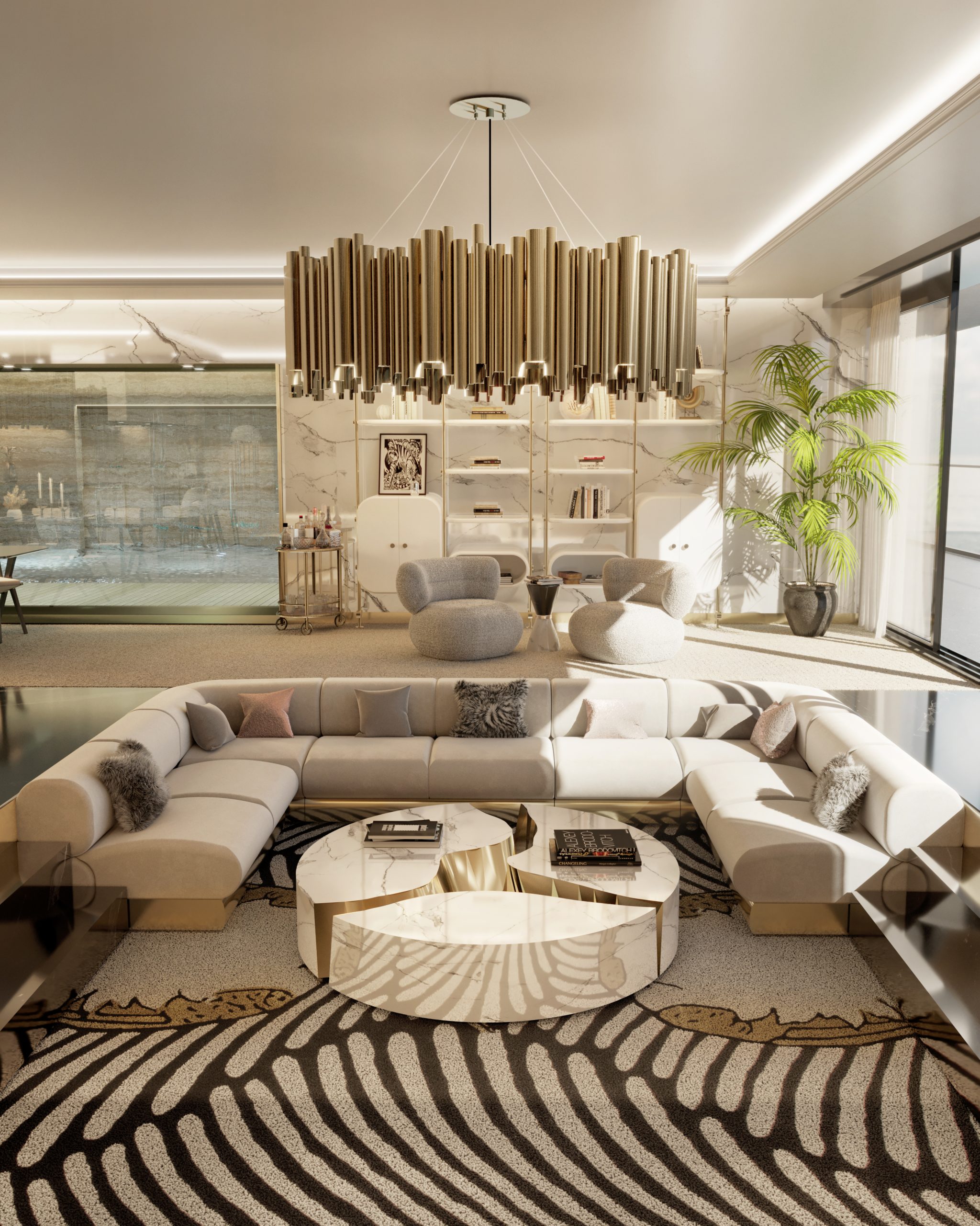 Inspiring Living Room Interior Design Projects For Your Luxury Home
