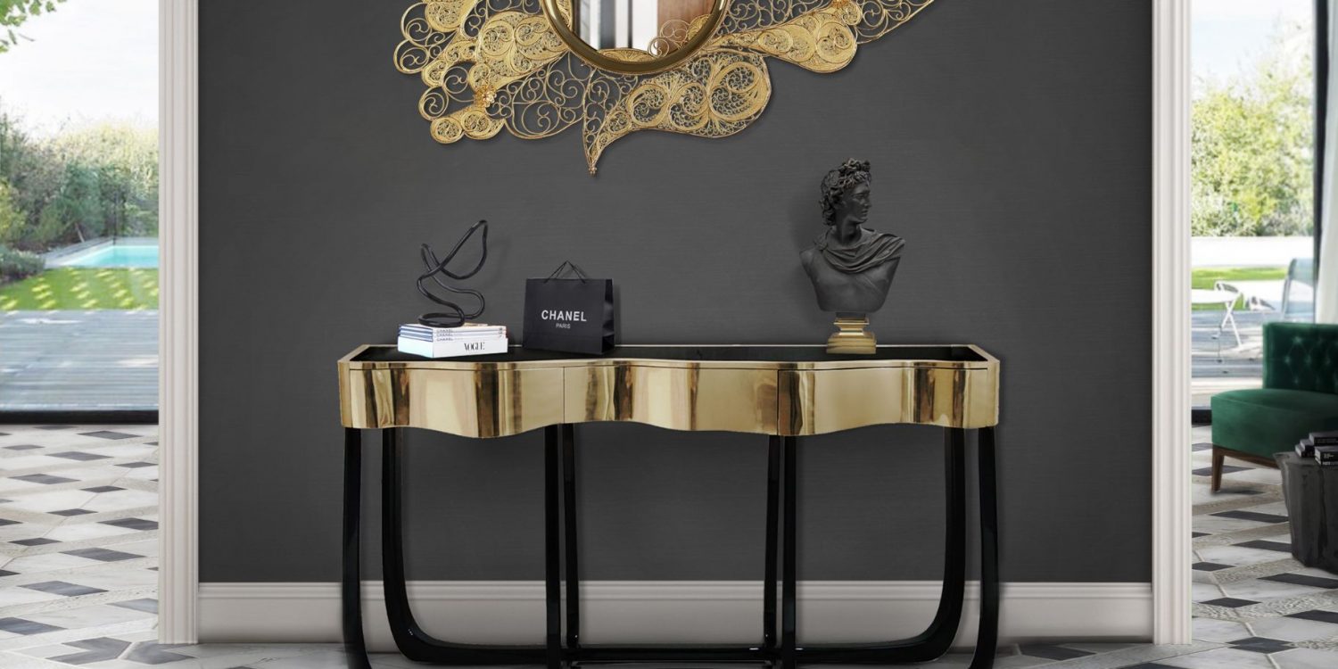 Upscale Your Luxury Entryway With These Modern Console Tables