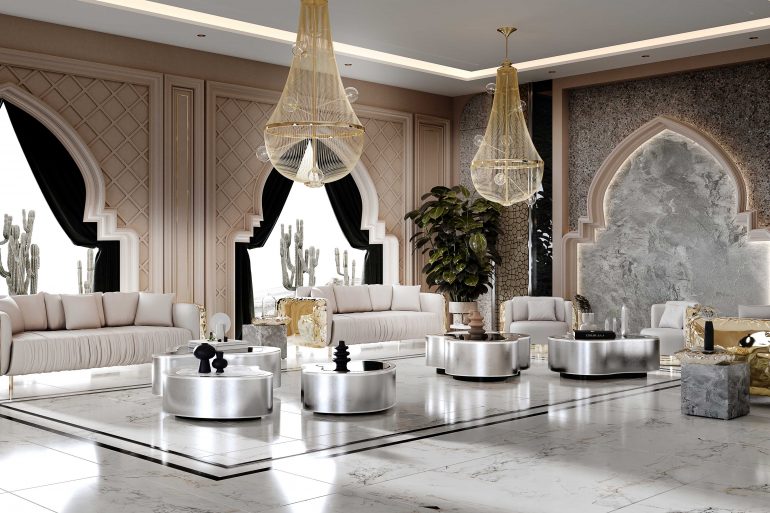 A Fantastic Arabian Majli - A Themed Arabic Living Room